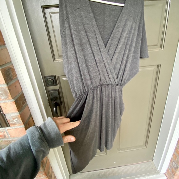 Rachel Roy 24 Hour Wrap Dress (Gray) - Picture 4 of 8